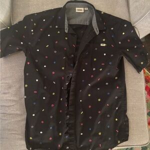 Vans boys button down